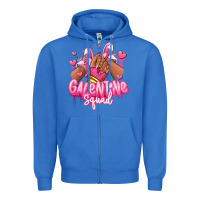 True Royal galentine squad afro girl sneakers Zipper Hoodie - RanaPortraitStore