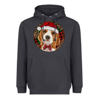 Smoke beagle christmas ornament Heavyweight Hoodie - RanaPortraitStore