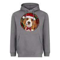 Storm beagle christmas ornament Heavyweight Hoodie - RanaPortraitStore
