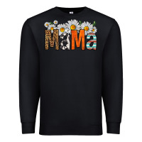 Black western daisies mama Premium Sweatshirt - HRA Design Shop