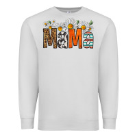 Dove Grey western daisies mama Premium Sweatshirt - HRA Design Shop