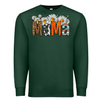 Sports Green western daisies mama Premium Sweatshirt - HRA Design Shop