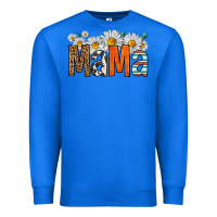 True Royal western daisies mama Premium Sweatshirt - HRA Design Shop