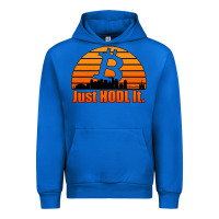 Cobalt just hodl it new orleans skyline retro sunset Urban Hoodie - Jasminsmagicworld