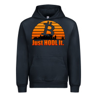Navy just hodl it new orleans skyline retro sunset Urban Hoodie - Jasminsmagicworld