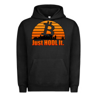 Pigment Black just hodl it new orleans skyline retro sunset Urban Hoodie - Jasminsmagicworld