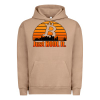 Pigment Burro just hodl it new orleans skyline retro sunset Urban Hoodie - Jasminsmagicworld