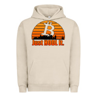 Pigment French Oak just hodl it new orleans skyline retro sunset Urban Hoodie - Jasminsmagicworld