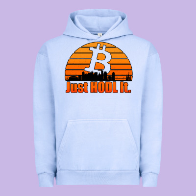 Just Hodl It New Orleans Skyline Retro Sunset Urban Hoodie Designed By Jasminsmagicworld