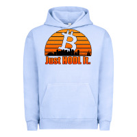 Pigment Grape Ice just hodl it new orleans skyline retro sunset Urban Hoodie - Jasminsmagicworld