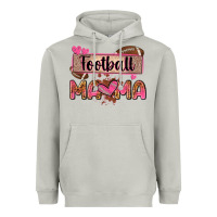 Moon Dust football mama with leopard Heavyweight Hoodie - Zillion Design Studio