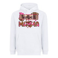 White football mama with leopard Heavyweight Hoodie - Zillion Design Studio