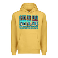 Antique Gold turquoise gemstone background Premium Hoodie - AdoDesignShop