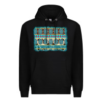 Black turquoise gemstone background Premium Hoodie - AdoDesignShop