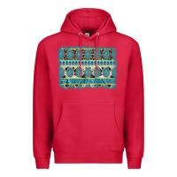 Cardinal turquoise gemstone background Premium Hoodie - AdoDesignShop