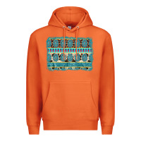 Carrot turquoise gemstone background Premium Hoodie - AdoDesignShop