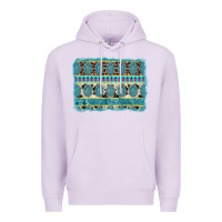 Lilac turquoise gemstone background Premium Hoodie - AdoDesignShop