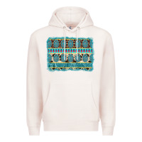 Pale Pink turquoise gemstone background Premium Hoodie - AdoDesignShop