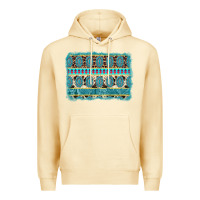 Pina Colada turquoise gemstone background Premium Hoodie - AdoDesignShop