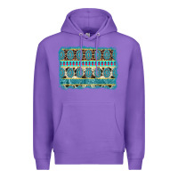 Purple turquoise gemstone background Premium Hoodie - AdoDesignShop