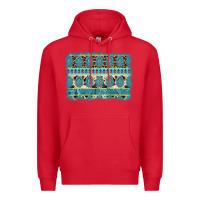 Red turquoise gemstone background Premium Hoodie - AdoDesignShop