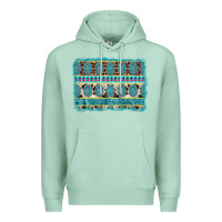 Seafoam turquoise gemstone background Premium Hoodie - AdoDesignShop