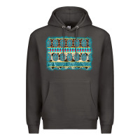 Smoke turquoise gemstone background Premium Hoodie - AdoDesignShop