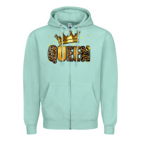 Seafoam queen glitter Zipper Hoodie - RanaPortraitStore