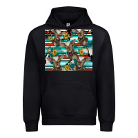 Black western horseshoe sunflower brown cow Urban Hoodie - BarkalooDesign