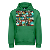 Emerald western horseshoe sunflower brown cow Urban Hoodie - BarkalooDesign