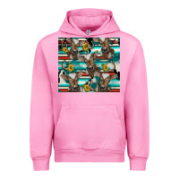 Fuchsia Pink western horseshoe sunflower brown cow Urban Hoodie - BarkalooDesign