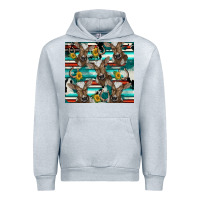 Heather Grey western horseshoe sunflower brown cow Urban Hoodie - BarkalooDesign