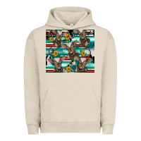 Pigment French Oak western horseshoe sunflower brown cow Urban Hoodie - BarkalooDesign