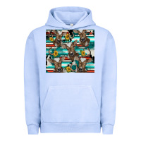 Pigment Grape Ice western horseshoe sunflower brown cow Urban Hoodie - BarkalooDesign