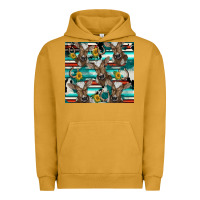 Pigment Peanut Butter western horseshoe sunflower brown cow Urban Hoodie - BarkalooDesign