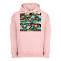 Pigment Salmon western horseshoe sunflower brown cow Urban Hoodie - BarkalooDesign