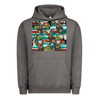 Pigment Tornado western horseshoe sunflower brown cow Urban Hoodie - BarkalooDesign