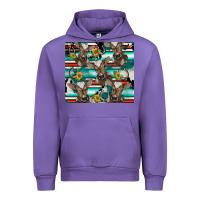 Tulip western horseshoe sunflower brown cow Urban Hoodie - BarkalooDesign