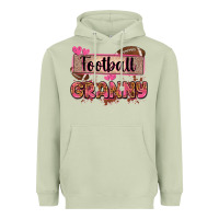 Matcha football granny with leopard Heavyweight Hoodie - Zillion Design Studio