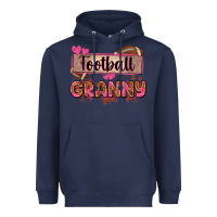 Navy football granny with leopard Heavyweight Hoodie - Zillion Design Studio