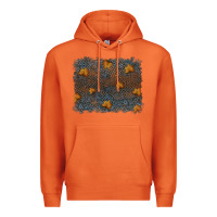 Carrot tooled leather fall background Premium Hoodie - RanaPortraitStore