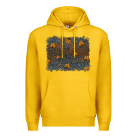 Lemon tooled leather fall background Premium Hoodie - RanaPortraitStore