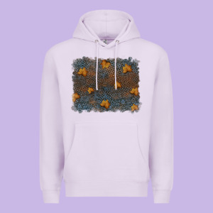 Tooled Leather Fall Background Premium Hoodie Designed By Ranaportraitstore