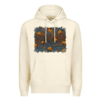 Sandshell tooled leather fall background Premium Hoodie - RanaPortraitStore
