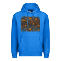 True Royal tooled leather fall background Premium Hoodie - RanaPortraitStore