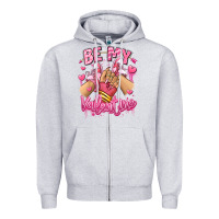 Heather Grey be my valentine light skinned girl sneakers Zipper Hoodie - RanaPortraitStore