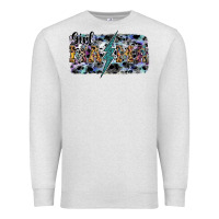Oatmeal Heather girl mama Premium Sweatshirt - SublimationCraftShop