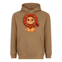 Toasted Coconut lion Heavyweight Hoodie - texasbilliewilder