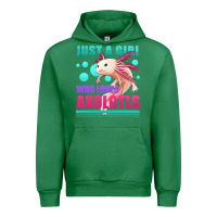 Emerald just a girl who loves axolotls Urban Hoodie - Jasminsmagicworld