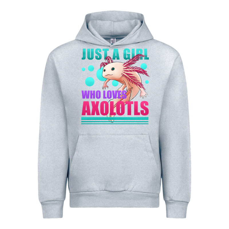 Just A Girl Who Loves Axolotls Urban Hoodie by Jasminsmagicworld | Teevron
